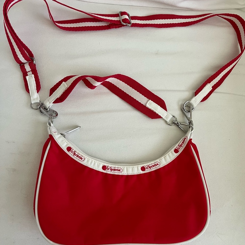 Lesportsac small convertible hobo red bag NWOT